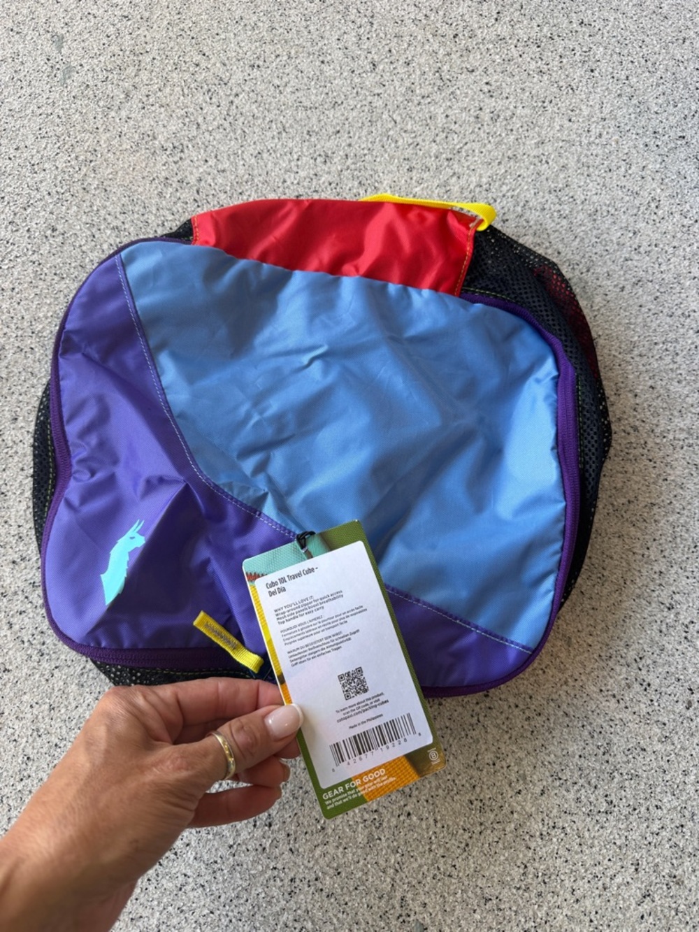 Cotopaxi 10L Travel Pouch - Blue, Purple, Red